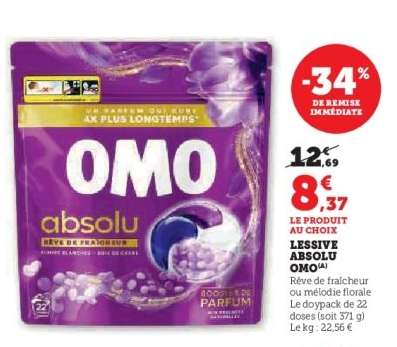 Lessive Absolu OMO