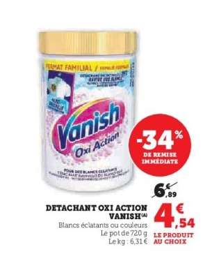 Détachant Oxi Action Vanish