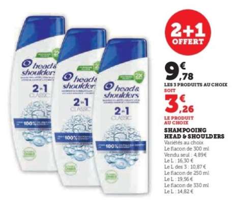 Shampooing Head & Shoulders