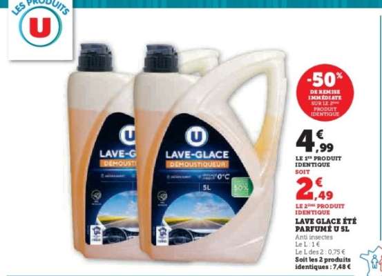 Lave Glace Été Parfumé U 5L