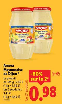 AMORA Mayonnaise de Dijon