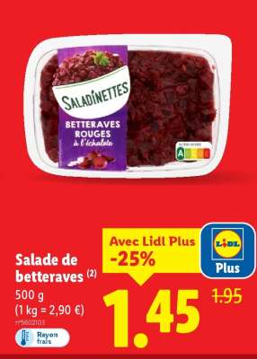 Salade de betteraves