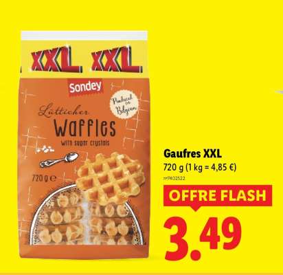 Gaufres XXL