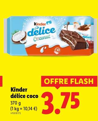 Kinder délice coco