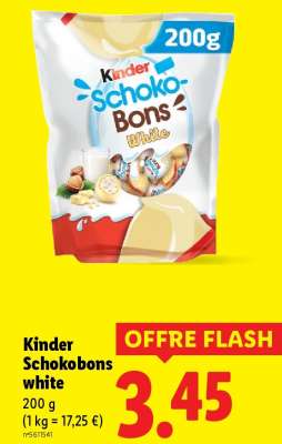 Kinder Schokobons White