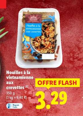Nouilles à la vietnamienne aux crevettes