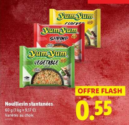 Nouilles Instantanées 'Yum Yum'