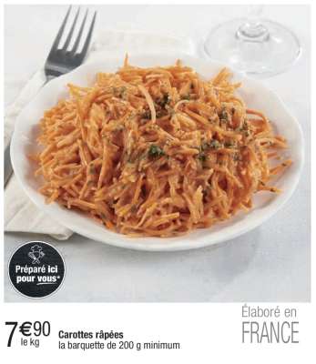 Carottes Râpées
