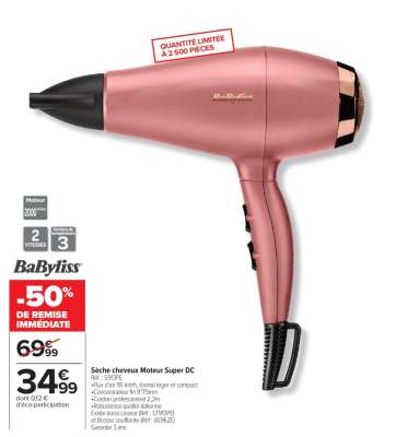 Sèche cheveux Moteur Super DC