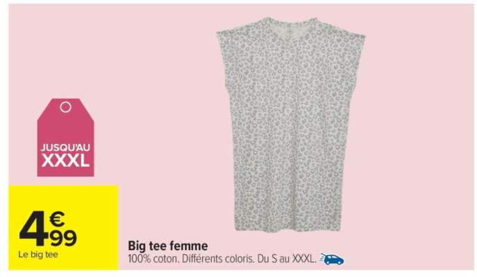 Big tee femme