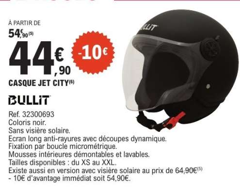 CASQUE JET CITY