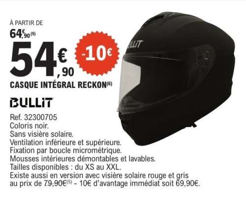CASQUE INTÉGRAL RECKON