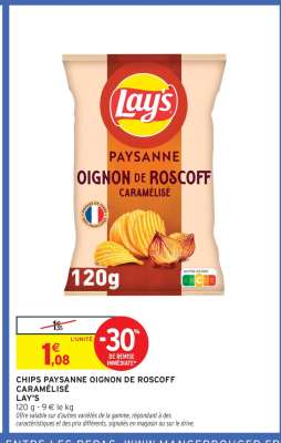 Chips Paysanne Oignon de Roscoff Caramélisé