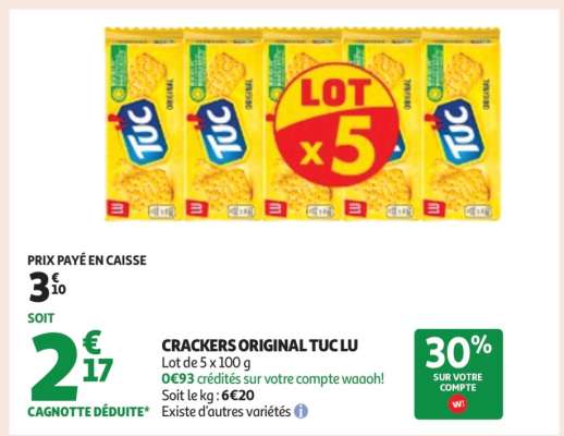 Crackers Original Tuc Lu