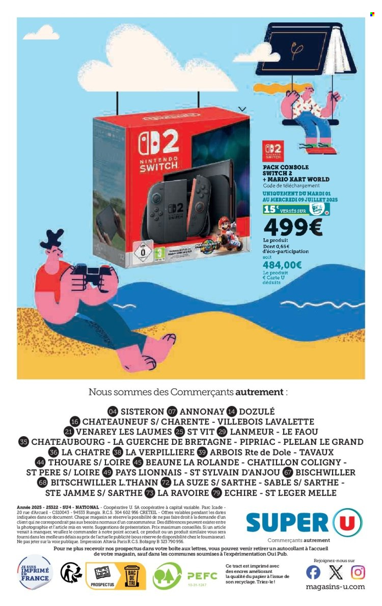 Catalogue SUPER U - 01.07.2025 - 10.08.2025. Page 16