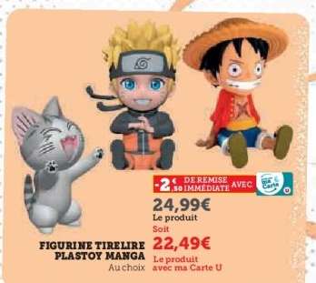 FIGURINE TIRELIRE PLASTOY MANGA