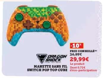 MANETTE SANS FIL SWITCH POP TOP CUBE