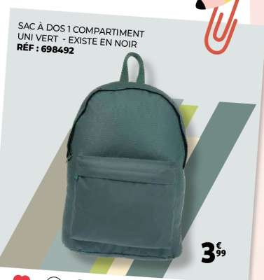 Sac À Dos 1 Compartiment