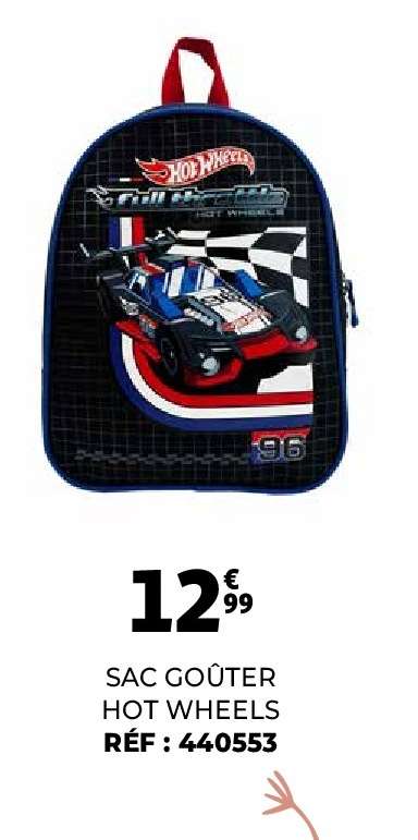 SAC GOÛTER HOT WHEELS