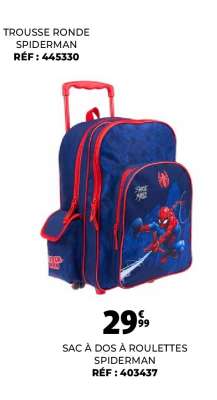 Sac À Dos À Roulettes Spiderman