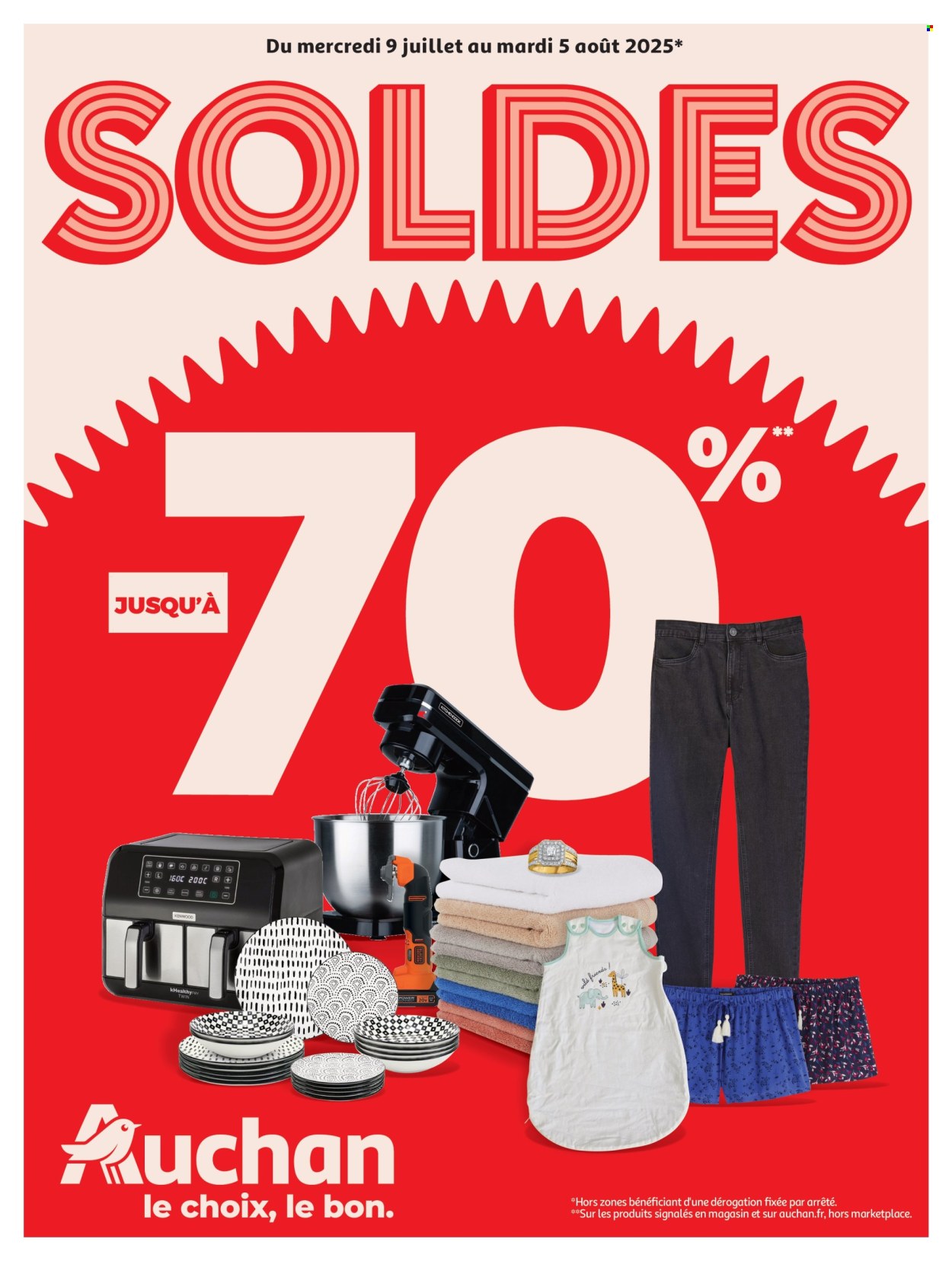 Catalogue Auchan - 09.07.2025 - 05.08.2025. Page 1