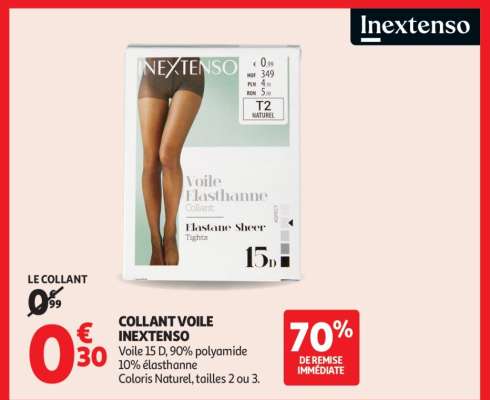 COLLANT VOILE INEXTENSO