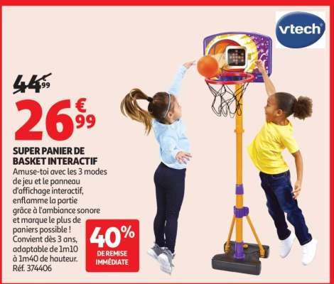SUPER PANIER DE BASKET INTERACTIF