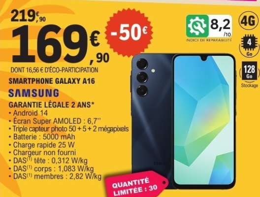 SMARTPHONE GALAXY A16 SAMSUNG