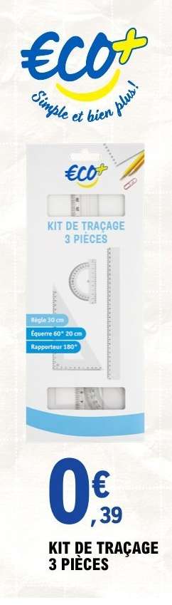 KIT DE TRAÇAGE 3 PIÈCES