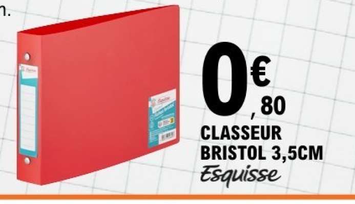 Classeur Bristol 3,5CM