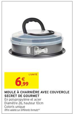 Moule à charnière avec couvercle Secret de Gourmet