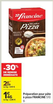 Préparation pour pâte à pizza FRANCINE 510 g
