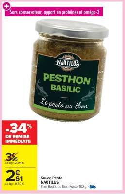 Sauce Pesto NAUTILUS