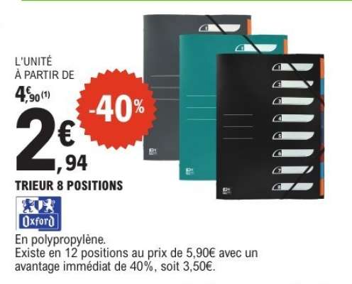 TRIEUR 8 POSITIONS