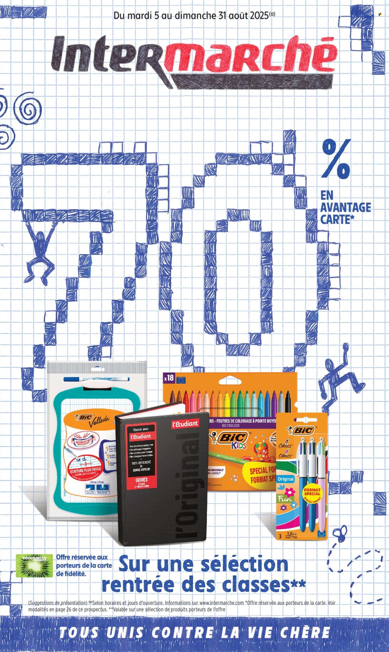 Catalogue Intermarché - 05.08.2025 - 31.08.2025. Page 1