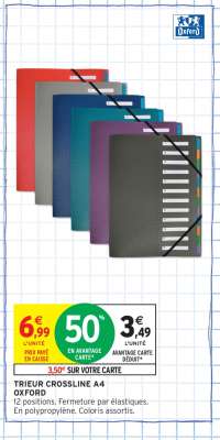 TRIEUR CROSSLINE A4 OXFORD