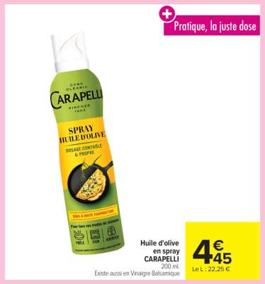 Huile d'olive en spray CARAPELLI