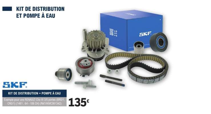SKF Kit de Distribution + Pompe à Eau