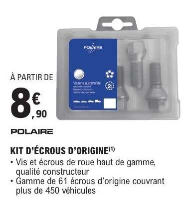 KIT D’ÉCROUS D’ORIGINE