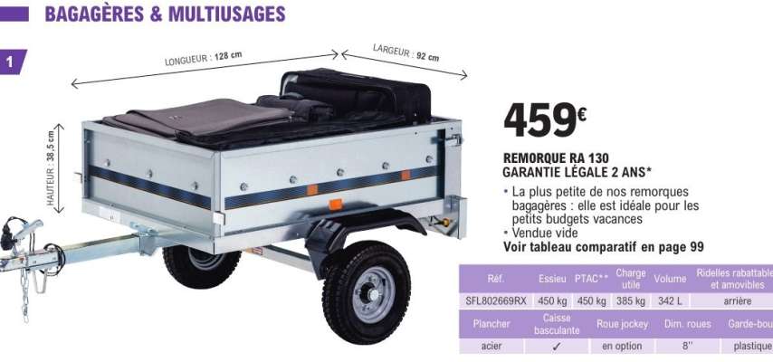 REMORQUE RA 130