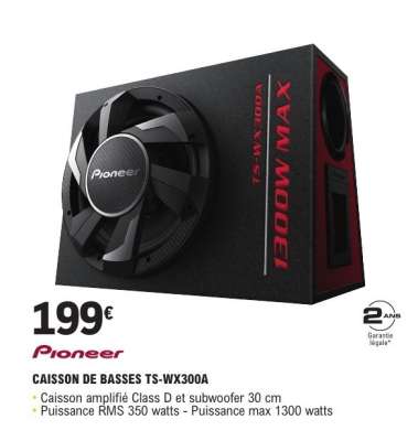 CAISSON DE BASSES TS-WX300A