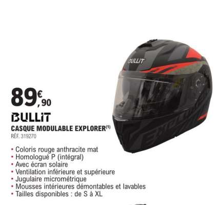 BULLIT CASQUE MODULABLE EXPLORER