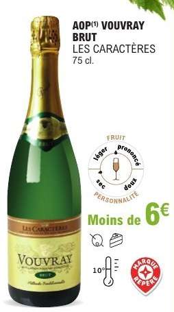 AOP VOUVRAY BRUT 'LES CARACTERES'
