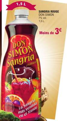 Sangria Rouge Don Simon