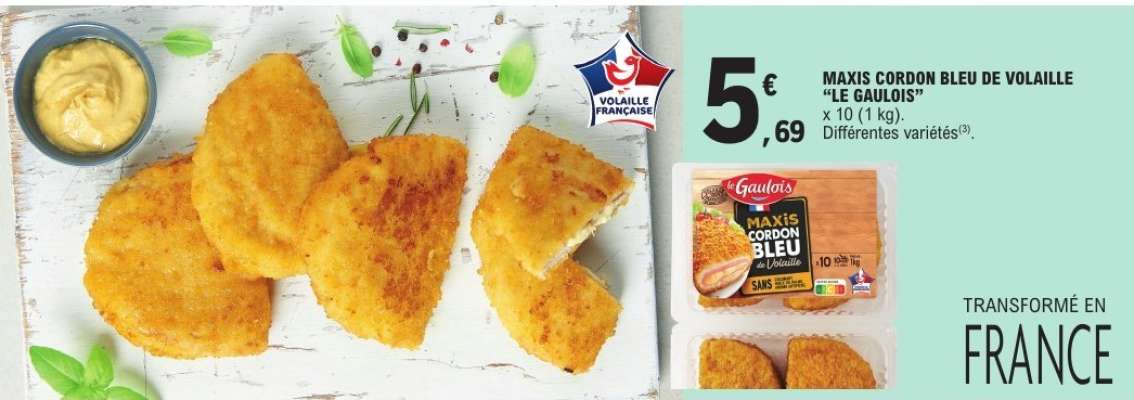 MAXIS CORDON BLEU DE VOLAILLE "LE GAULOIS"