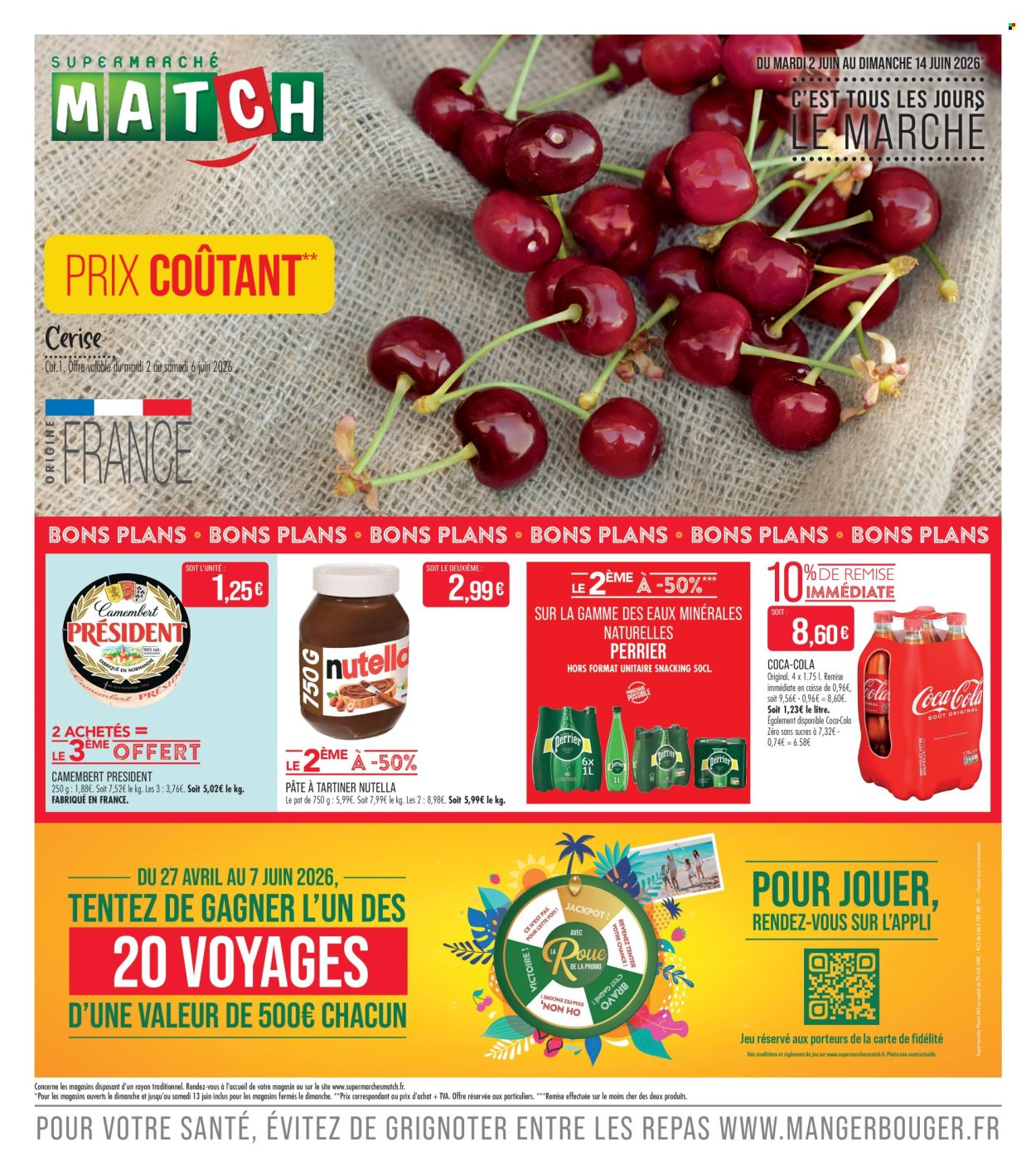 Catalogue Supermarché Match - 02.06.2026 - 14.06.2026. Page 1