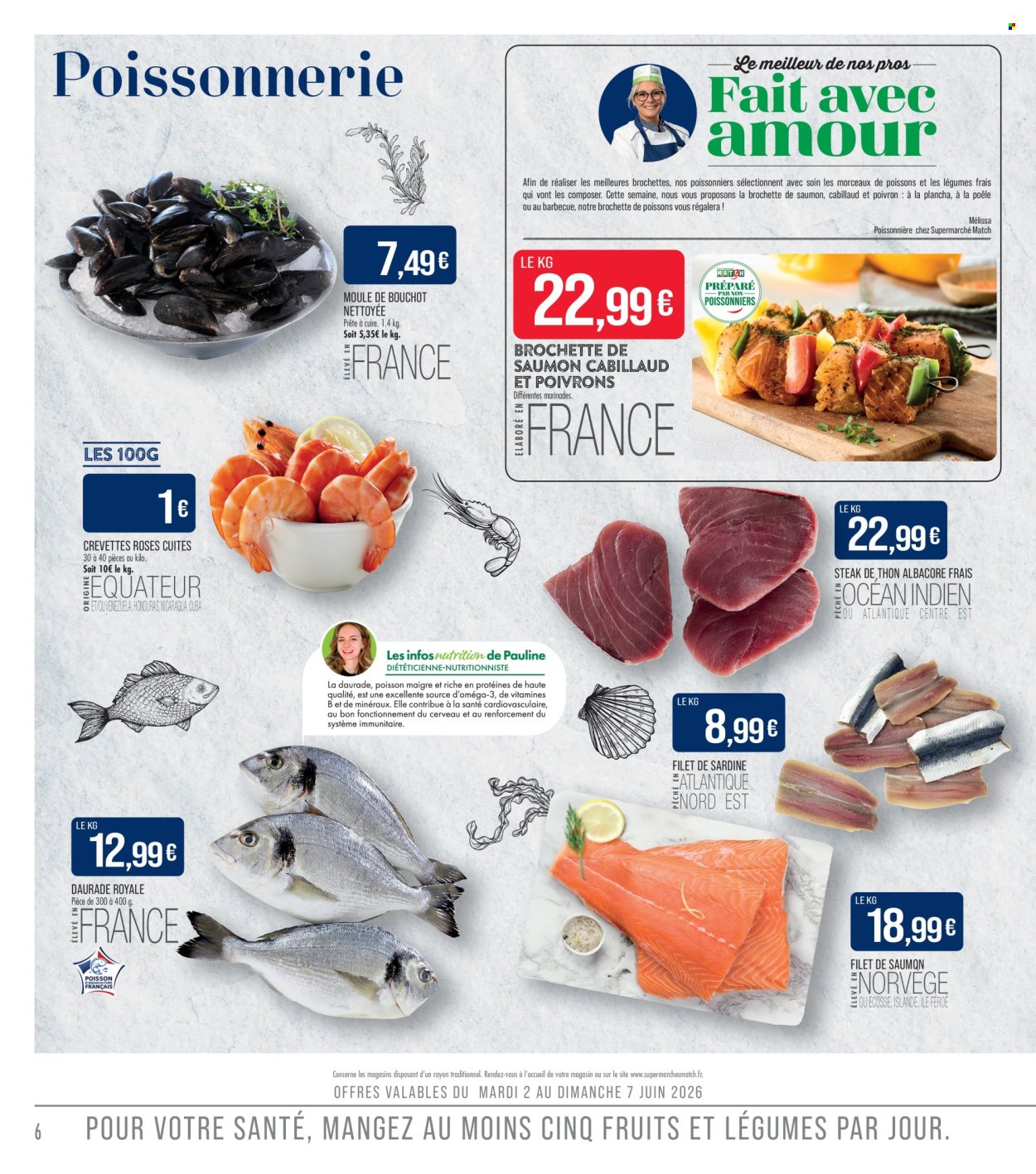 Catalogue Supermarché Match - 02.06.2026 - 14.06.2026. Page 6