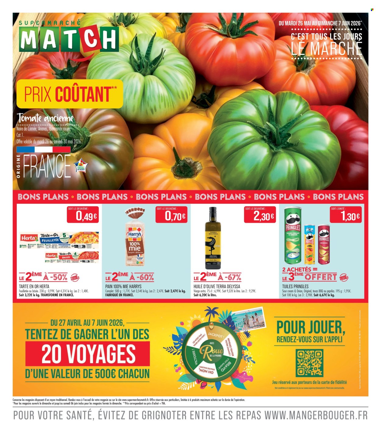 Catalogue Supermarché Match - 26.05.2026 - 07.06.2026. Page 1