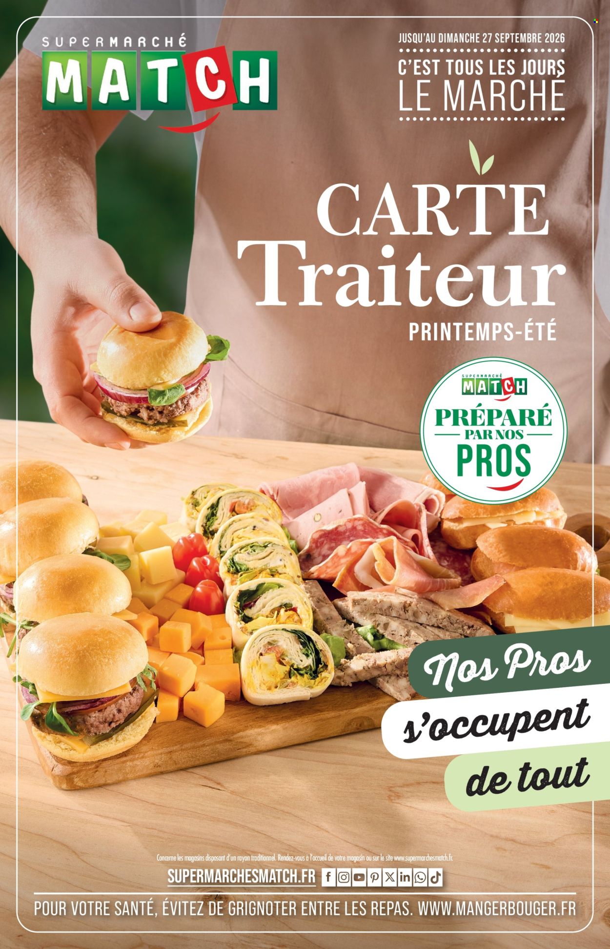 Catalogue Supermarché Match - 01.04.2026 - 27.09.2026. Page 1