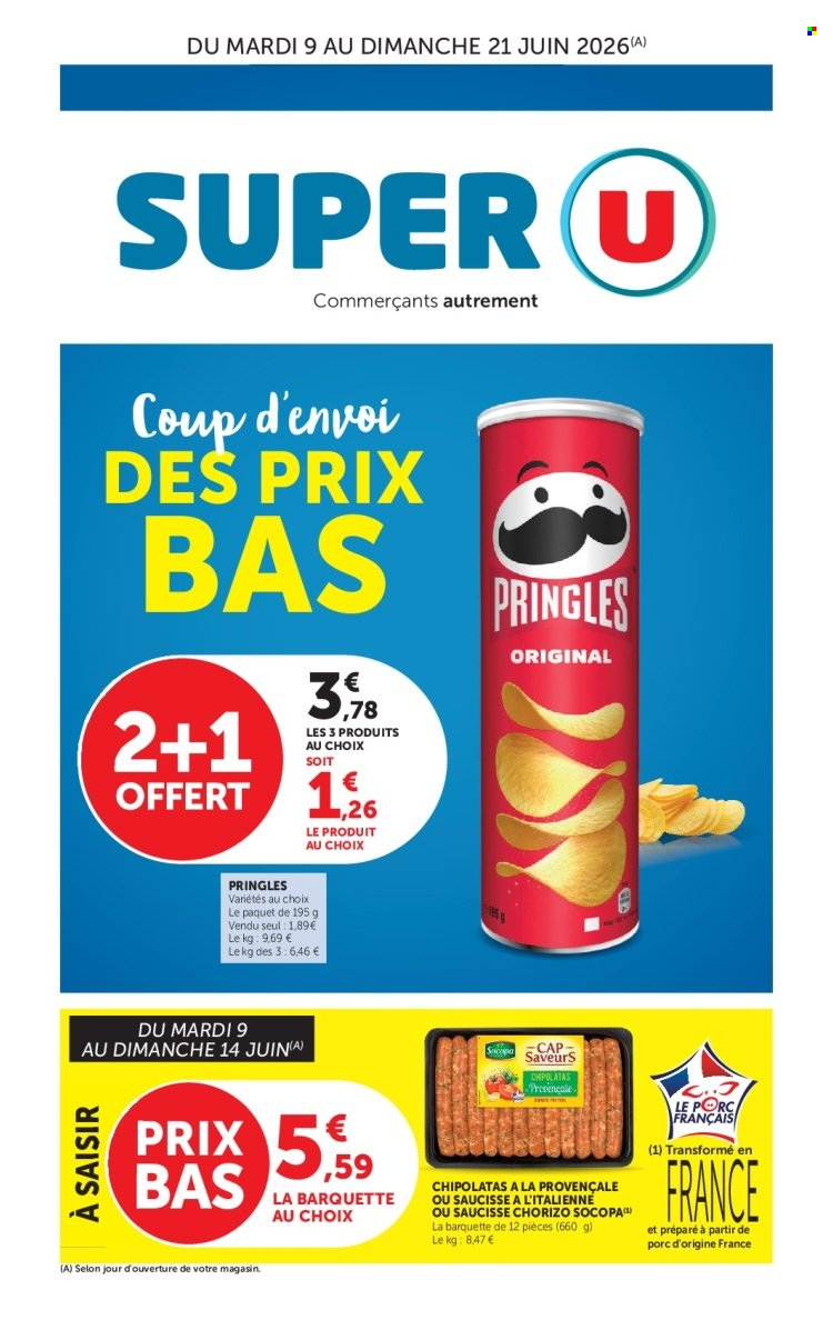 Catalogue SUPER U - 09.06.2026 - 21.06.2026. Page 1